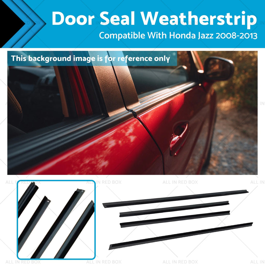 Door Weatherstrip Seal Set of 4 for Honda Jazz (2008–2013)