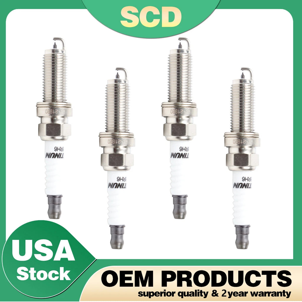 4X Double Platinum Spark Plugs for Subaru Forester WRX (2015–2017) 22402AA830
