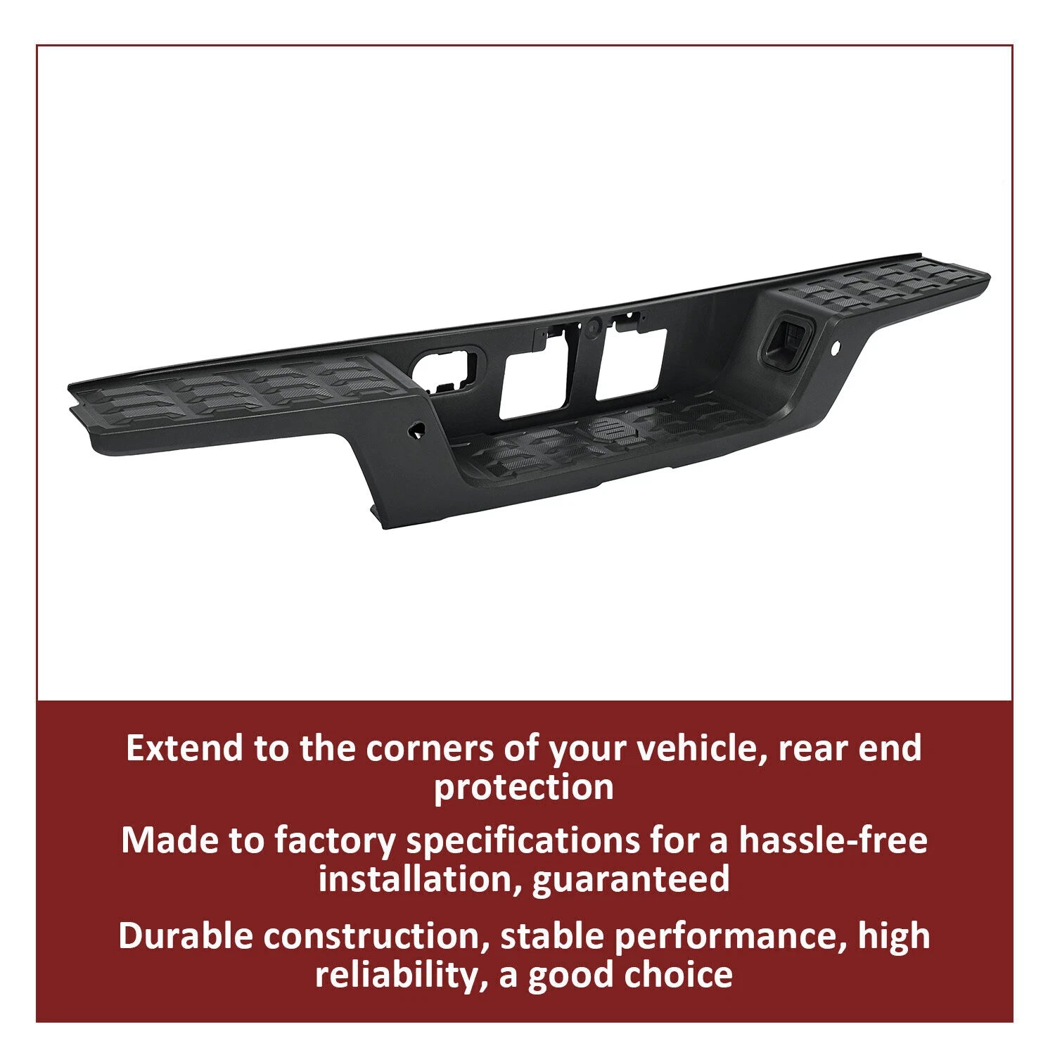 Bumper Face Bar Step Pad Molding Trim for Tacoma 2WD/4WD (2016–2023)