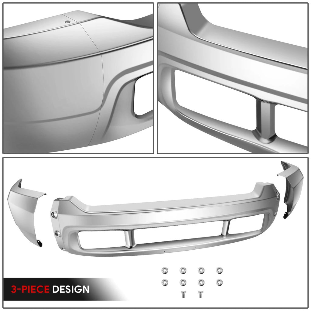 Chrome Front Bumper Face Bar for Ford F-250 F-350 SD (2021–2023)