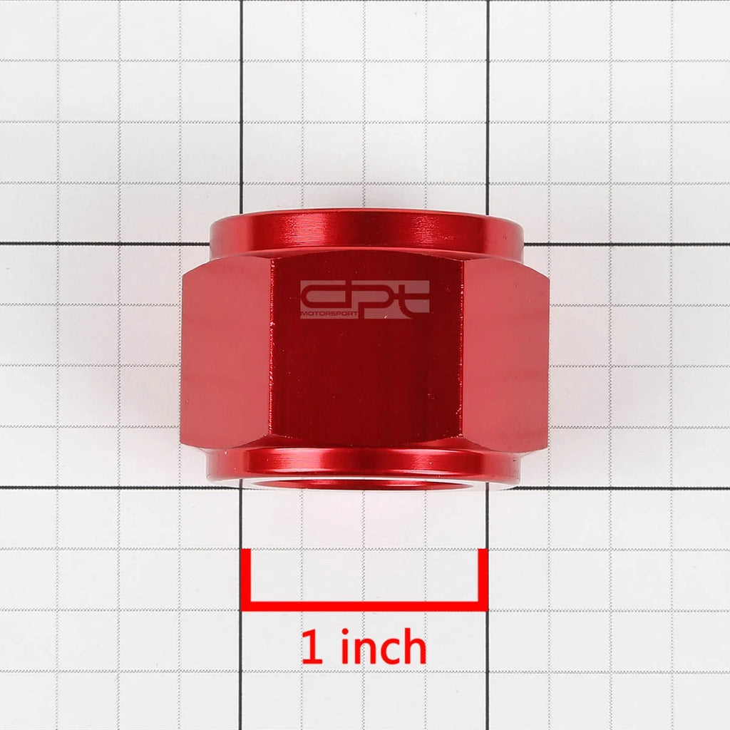 12-An 3/4" Tubing Sleeve Nut Flare Fitting for Fit Aluminum/Steel Hard Line