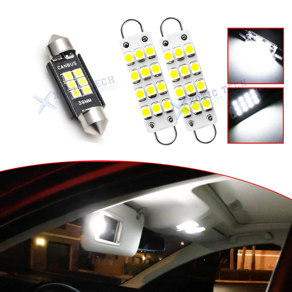 White LED Interior Lights for Chevy Silverado & GMC Sierra (1988–1998)