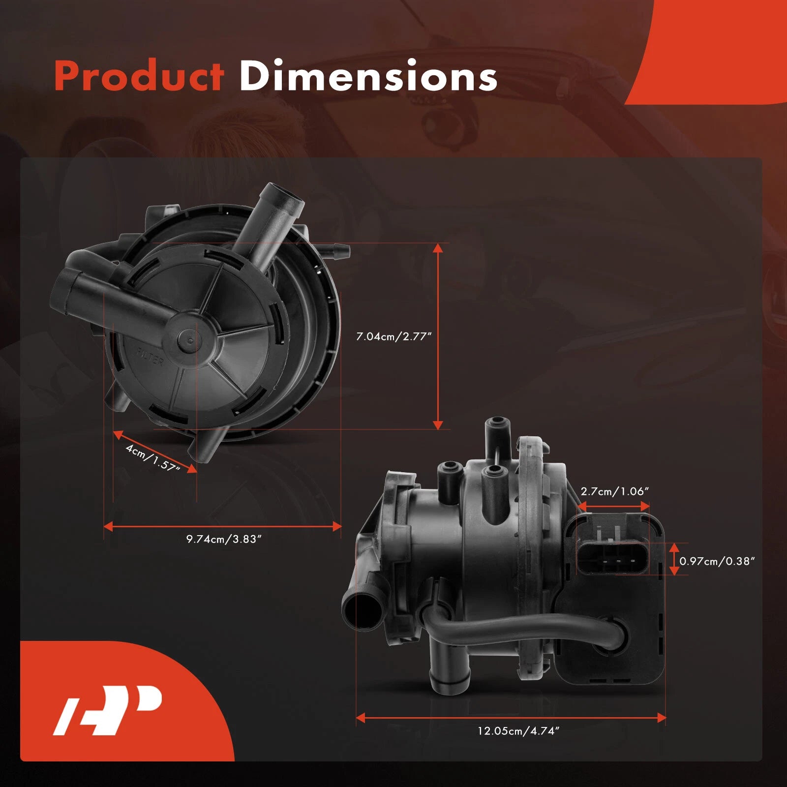 Fuel Vapor Leak Detection Pump for Dodge Ram 1500 2500 3500 Jeep Grand (2002–2023)