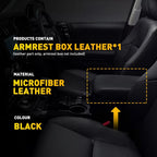 Center Console Lid Armrest Leather Cover for Toyota 4Runner (2010–2023)