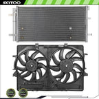 A/C Condenser and Cooling Fan Kit for Audi Q5 S4 (2009–2017)
