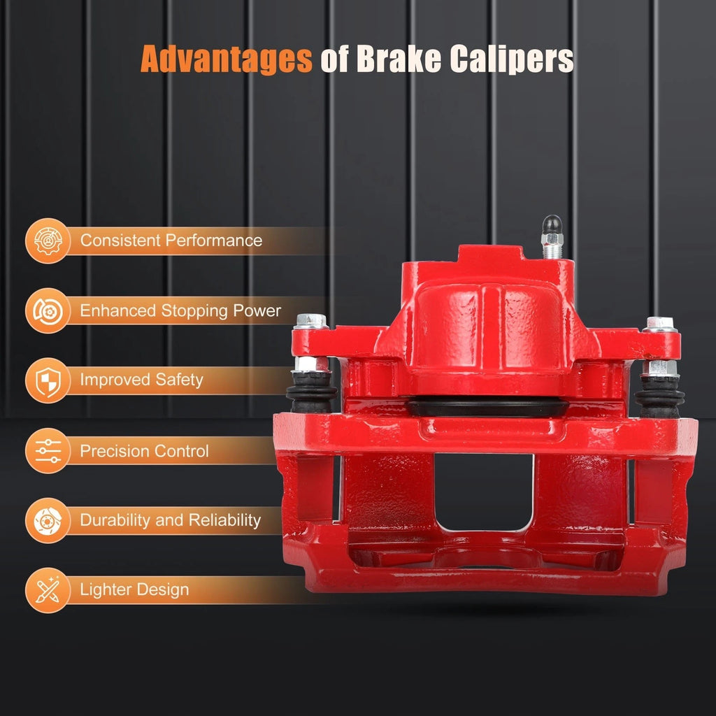 Brake Calipers Front Rear Kit for Dodge Nitro Jeep Liberty (2007–2012)