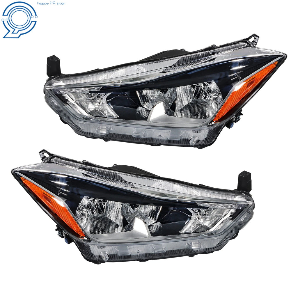 Set of 2 Halogen Headlights for Nissan Kicks S SV (2018–2020)