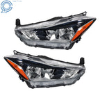 Set of 2 Halogen Headlights for Nissan Kicks S SV (2018–2020)