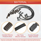 6X Spark Plug Wire Ignition Coil Cable No.12635741 for Buick Lucerne (2006–2011)