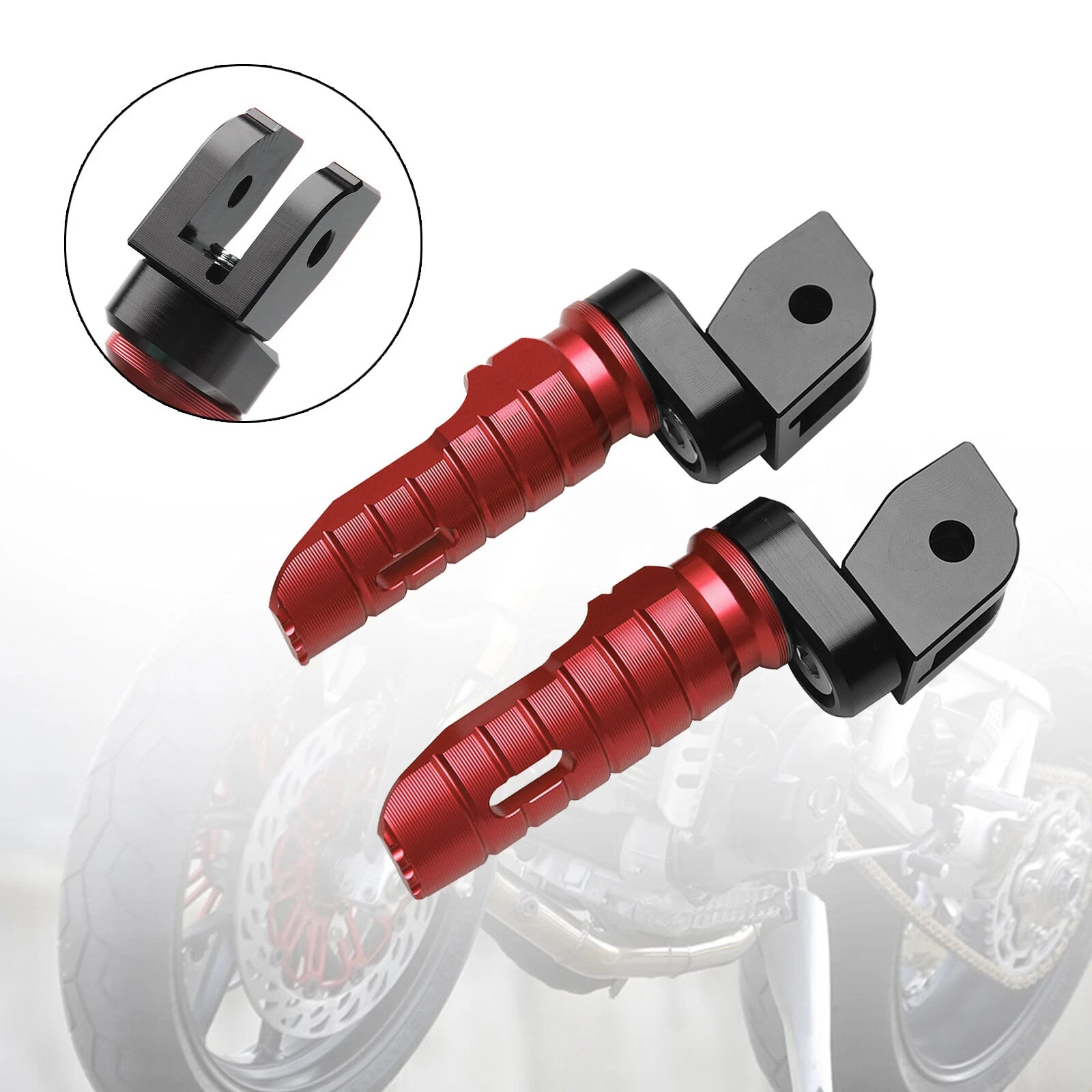 Front Footrests Foot Pegs for Ducati Hypermotard 821/SP 950/SP Monster 821 (2013–2020)