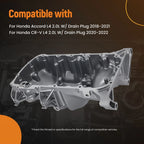 Engine Oil Sump Pan for Honda Accord CR-V L4 2.0L (2018–2022) Aluminum