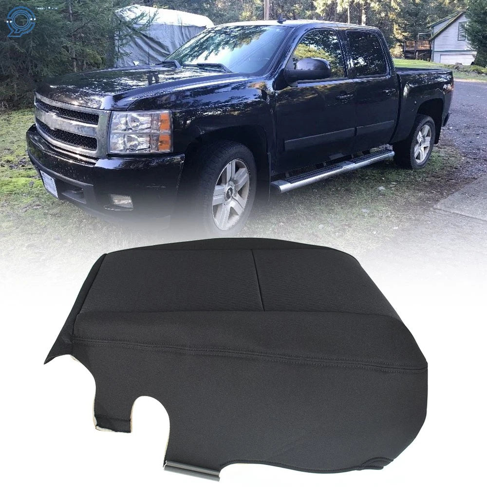 Left Driver Bottom Cloth Seat Cover for Chevy Silverado 1500 2500 3500 (2009–2014)