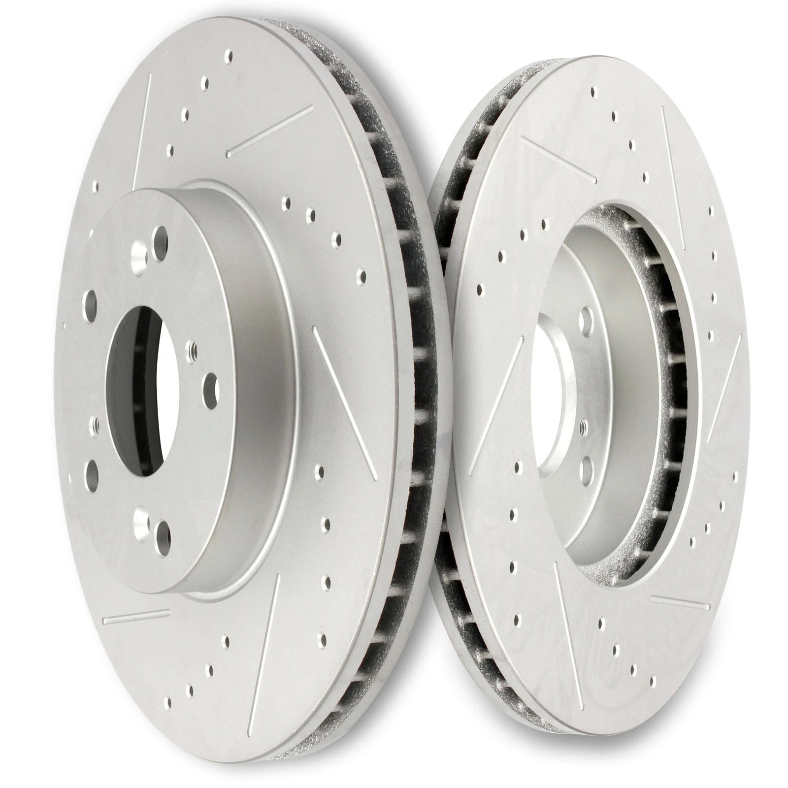 Drilled Slotted Disc Brake Rotors Kit for Honda CR-V (2002–2004)