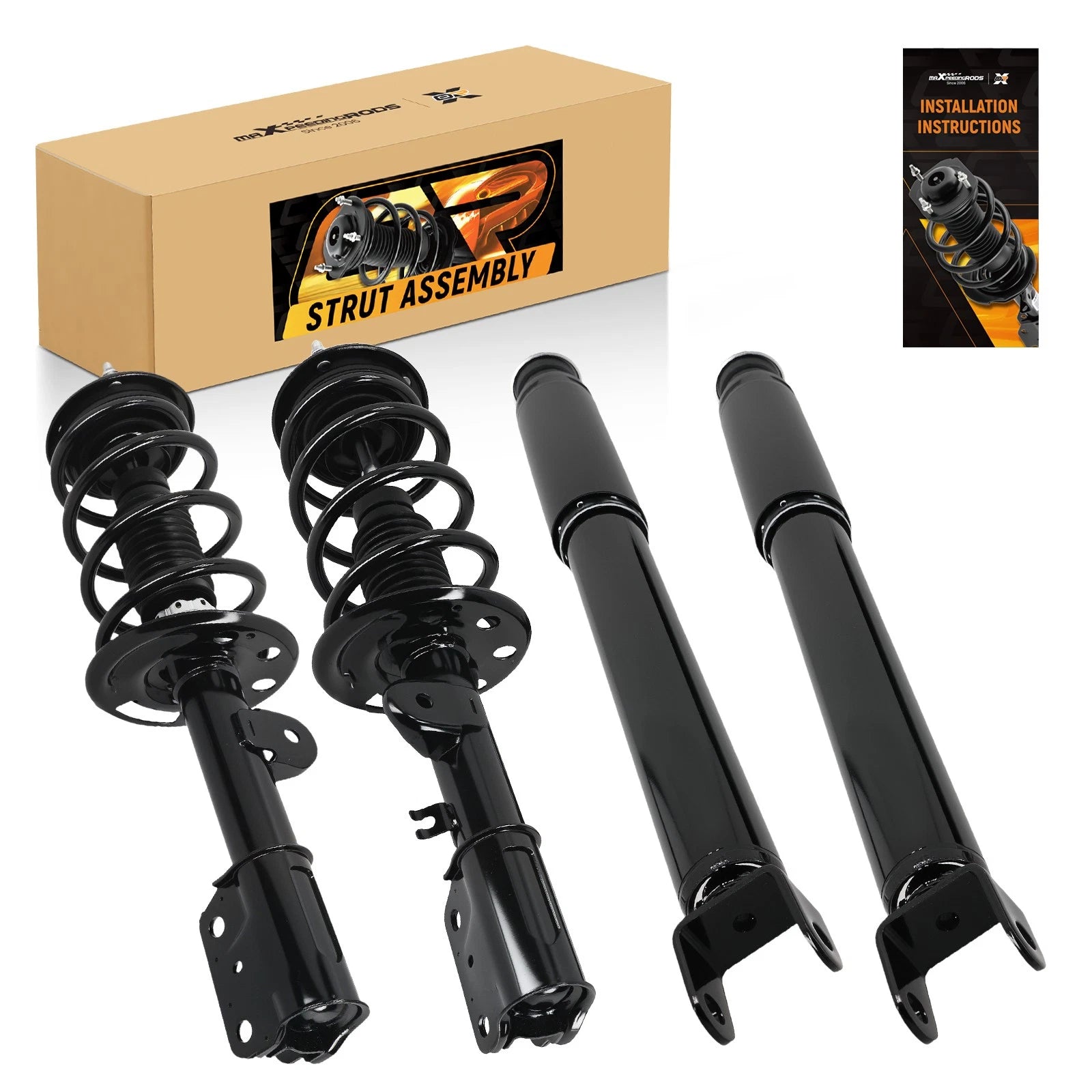 Complete Shocks Struts Coil Spring for Ford Explorer FWD (2013–2019)