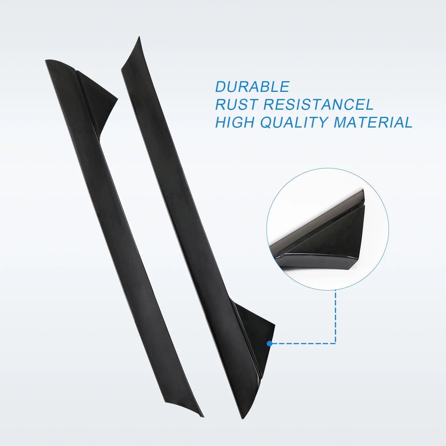Set of 2 Windshield Outer Trim Molding for Ford Explorer (2011-2019)