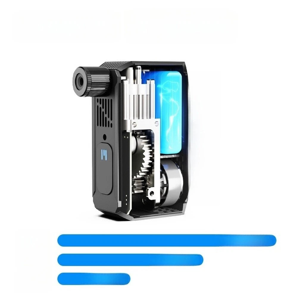 Portable Bike Pump for Mini (USB C, 130 PSI, Brushless Motor, LED Light)