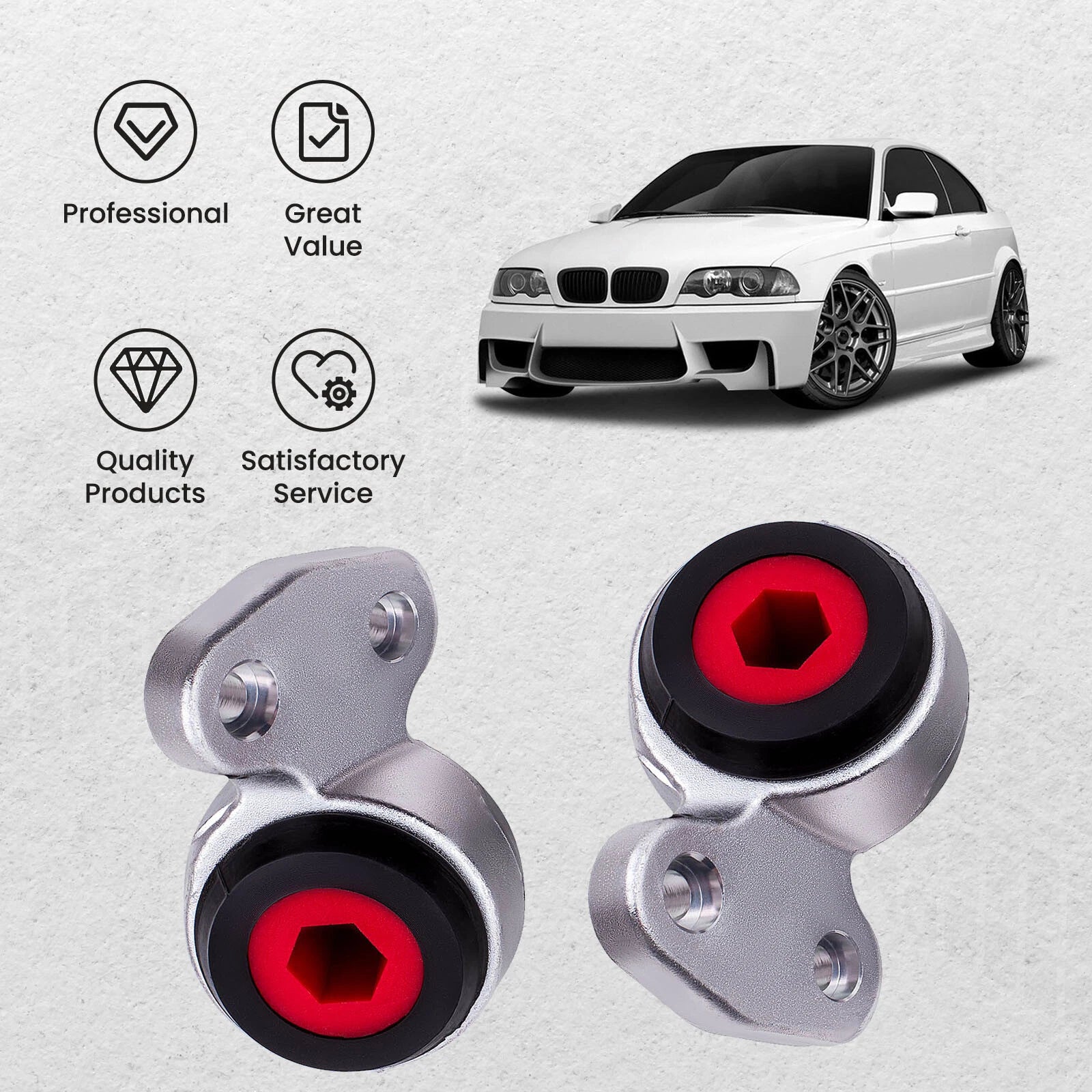 Front Control Arm Bushings Polyurethane for BMW E46 E85 325i 330i 328i Z4 (1999)