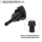 Set of 6 Windshield Washer Nozzles w/ Hose Connector for Dodge No. 5303833AA