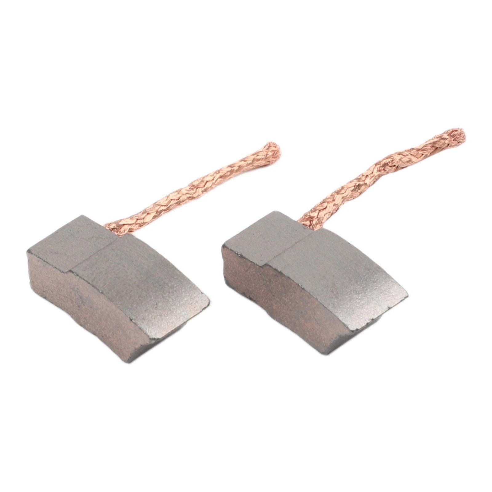 2X Carbon Brushes for Automotive Fan Motor Replacement with Wire and Springs