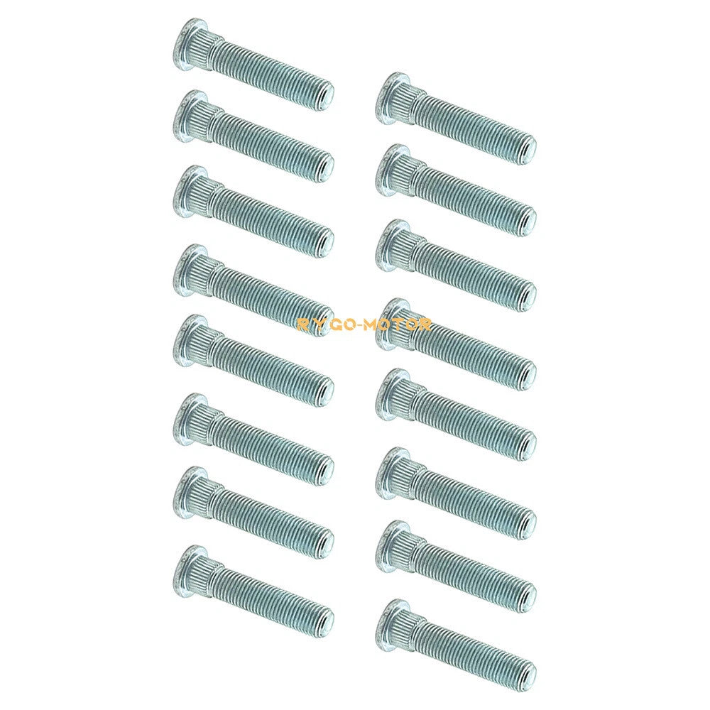16PCS Front Wheel Studs for Polaris Ranger RZR 4 570 800 900 Diesel XP (2010–2022)