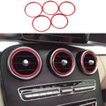 Set of 5 Air Vent Rings Outlet Cover Trim for B Class