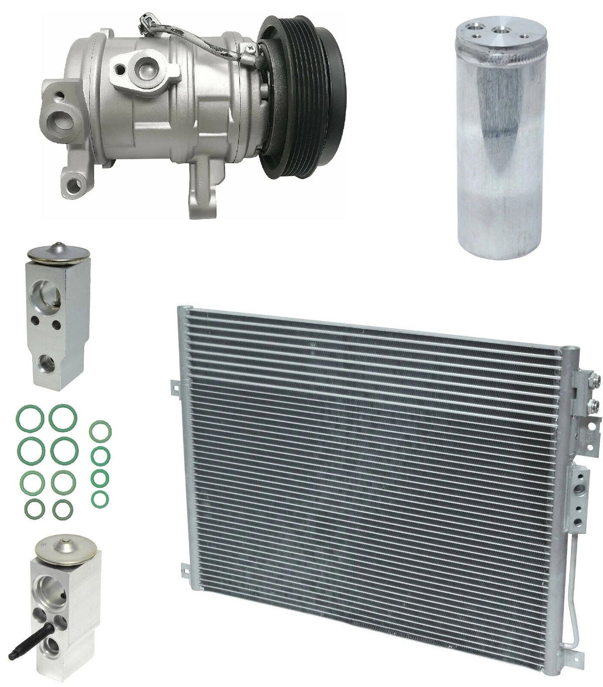 AC Compressor Kit with Condenser for Dodge Durango 3.7L (2008–2009)