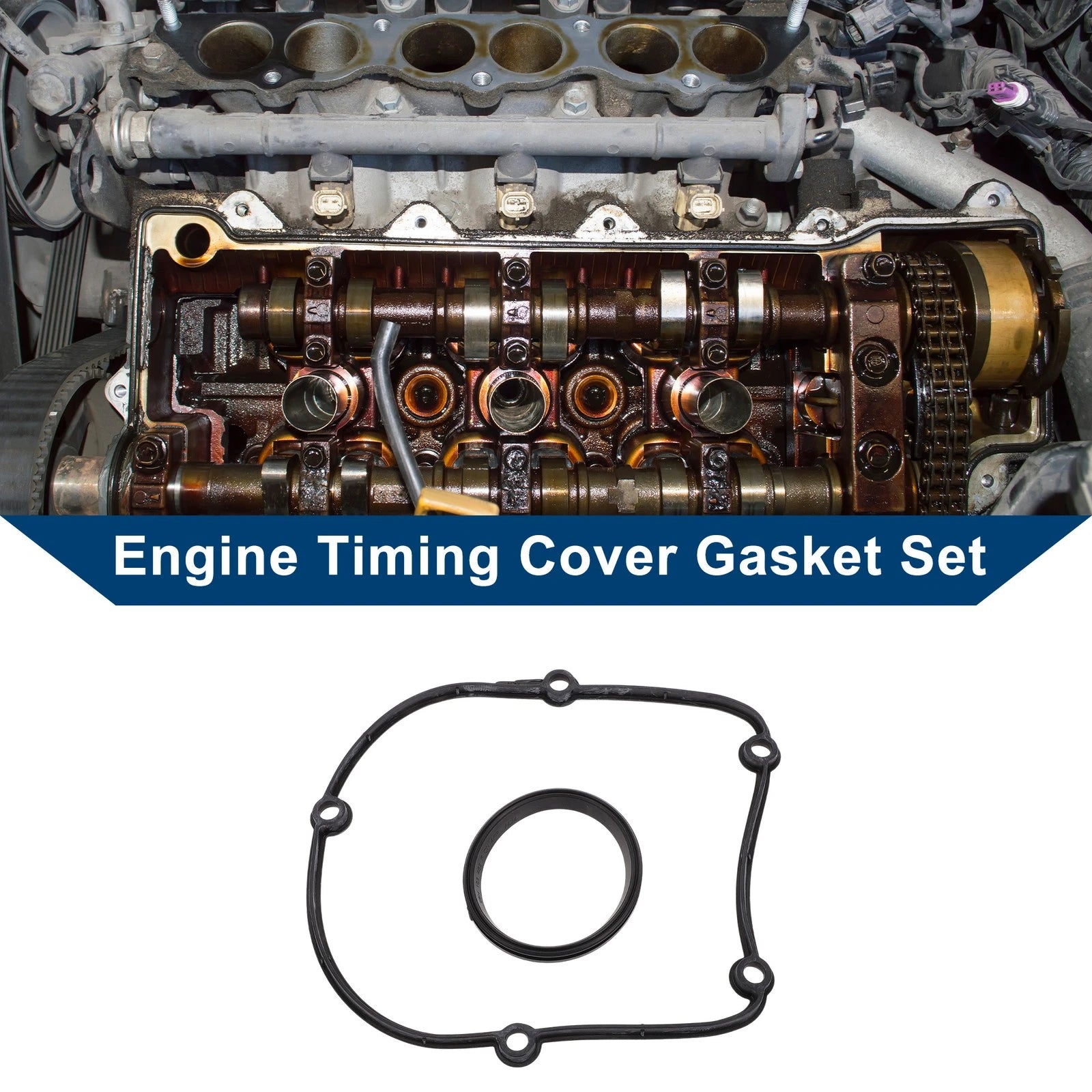 Engine Timing Cover Gasket Set No. 06H103483C for Audi A5 2.0L (2010–2014)