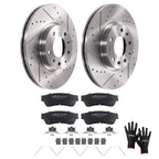 Front Brake Rotors & Ceramic Pads Set for Ford Fusion (2006–2012), Lincoln Zephyr (2006)