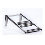 Folding Boat Ladder for Telescoping Swim Boats with Built-in Handle
