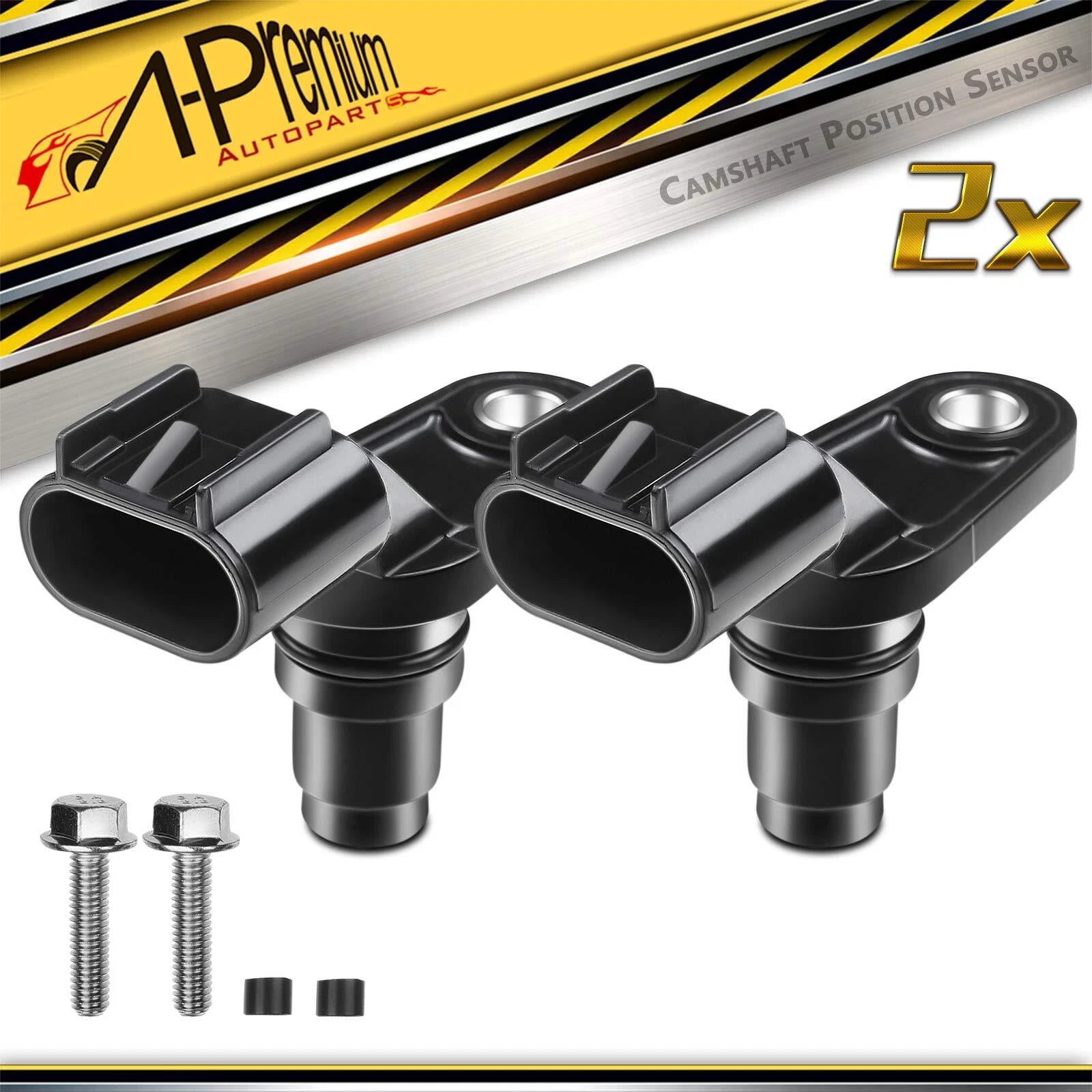 2X Camshaft Position Sensor for Chevy Malibu (2010–2017) Equinox (2007–2014)