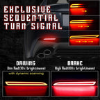 3D LED Rear Bumper Reflector for Lexus IS RX RC (2016-2023)