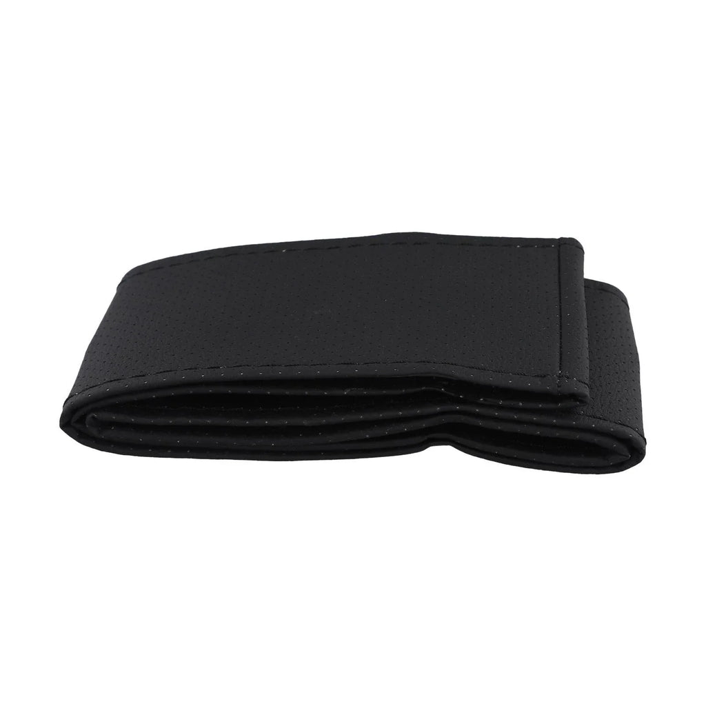 Car Steering Wheel Cover Real Leather Lace-Up Steering Wheel-Protector for AU