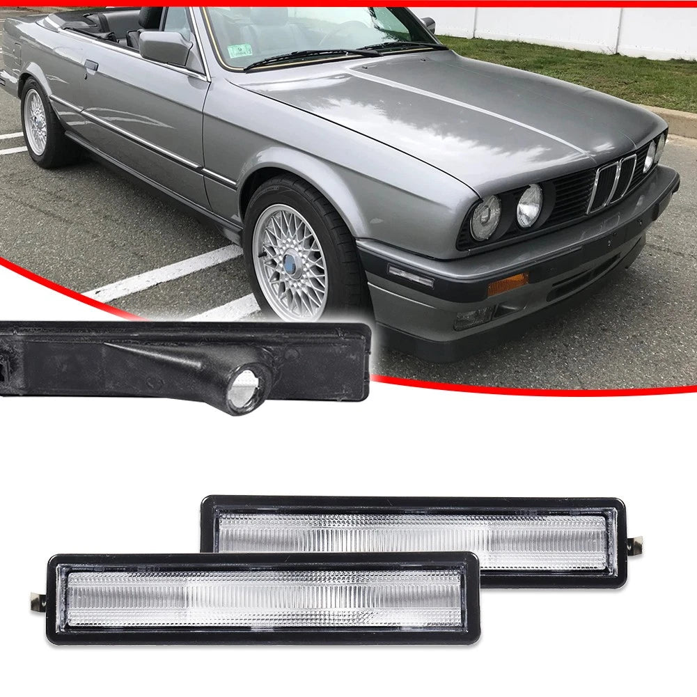 Set of 2 Side Marker Lamp Housings for BMW E30, E34 (1982–1996)