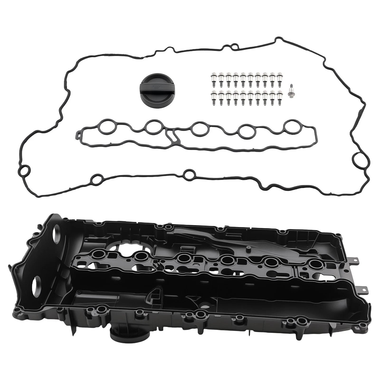 Valve Cover with Gasket for BMW 440i xDrive M2 M240i 540i 640i 740i X3 (2016–2020)