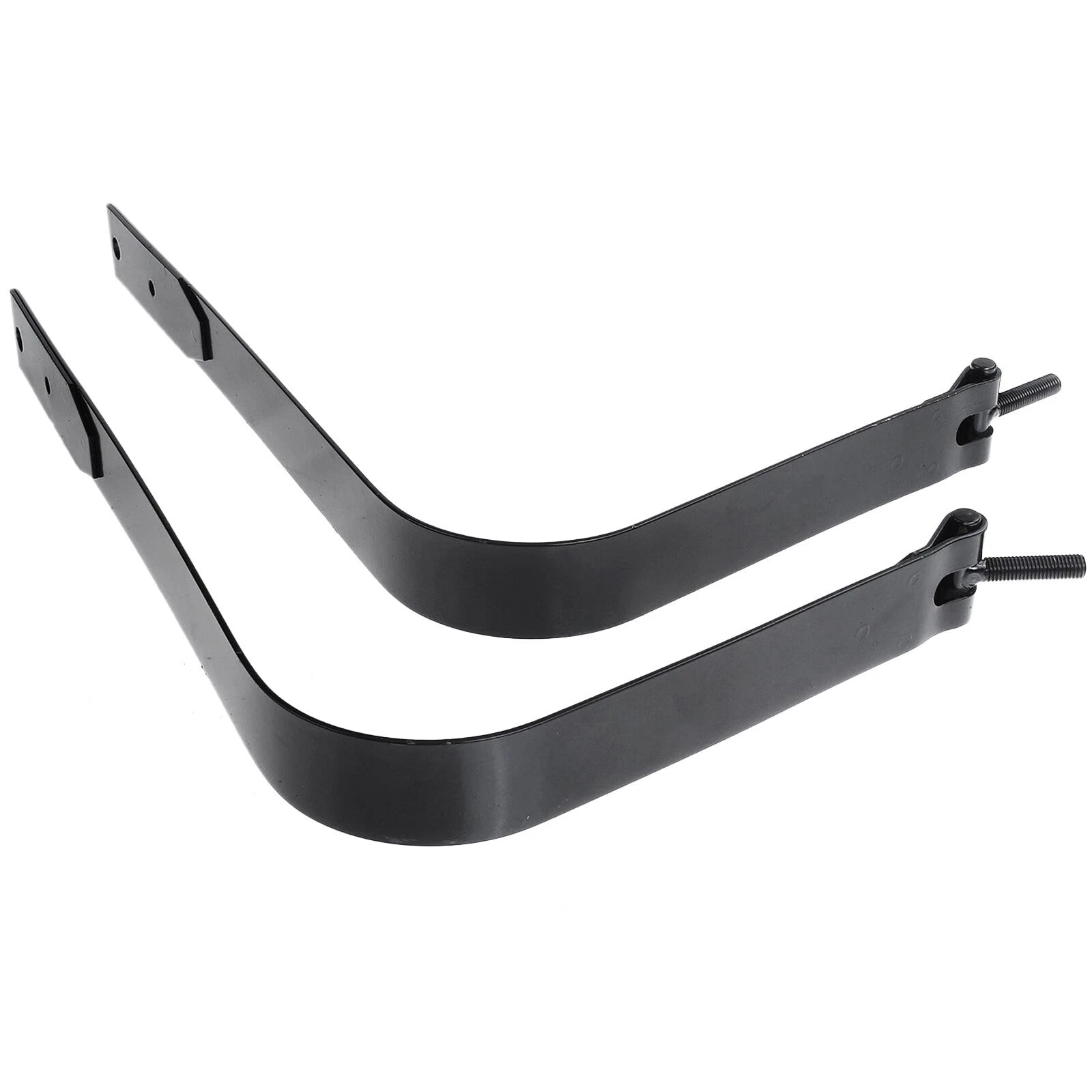 2X Black Fuel Tank Straps for Ford F-250 F-350 Super Duty (1999–2007)