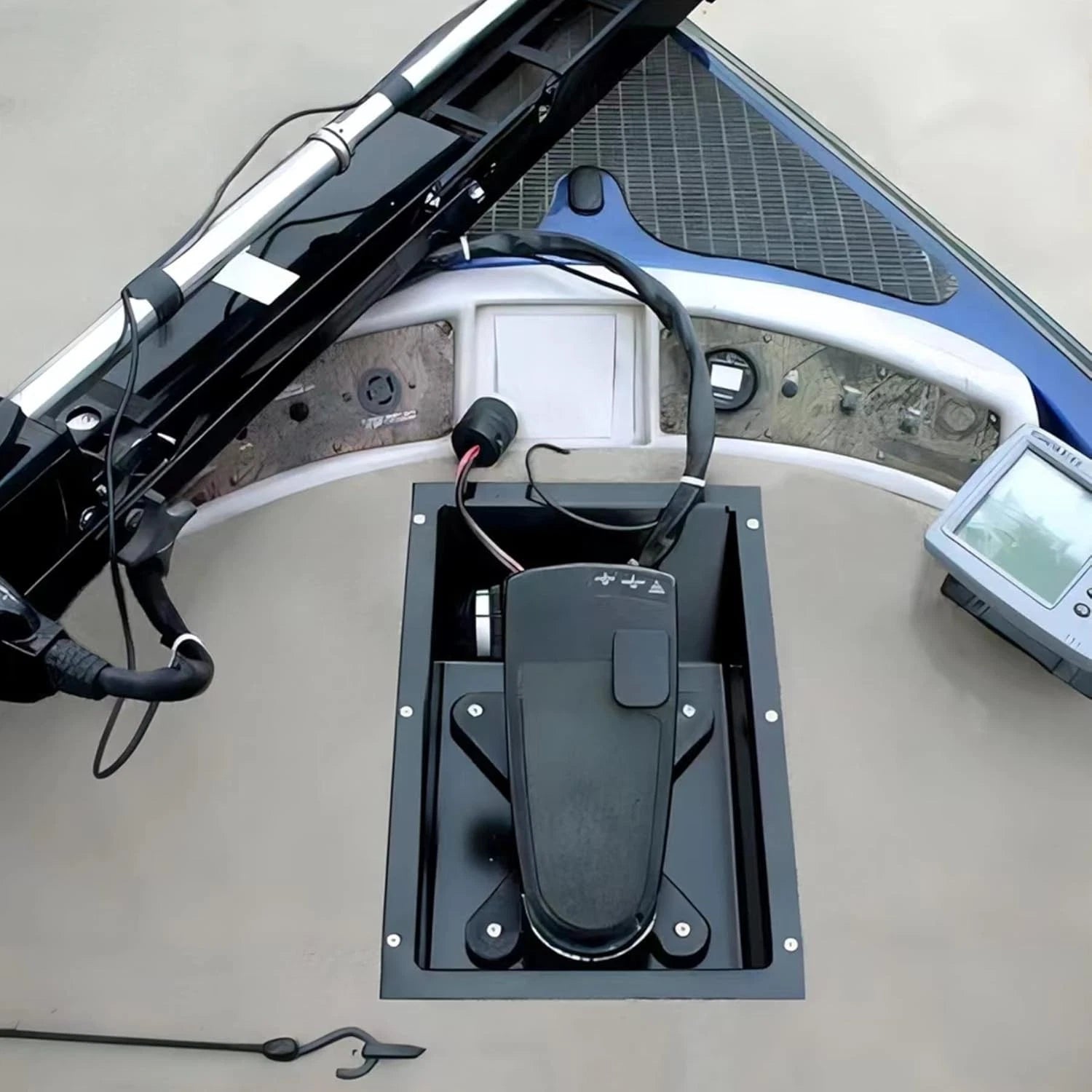 Recessed Trolling Motor Foot Pedal Pan for Minn Kota (100RTMP)