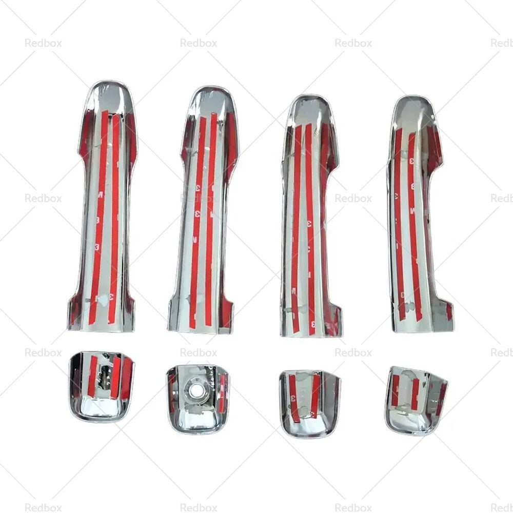 Chrome Door Handle Cover Trim for Toyota Land Cruiser Prado (2009–2023)