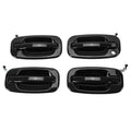 Painted Black Outside Door Handles for Chevy GMC Cadillac Tahoe Yukon (2007–2014)