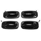 Painted Black Outside Door Handles for Chevy GMC Cadillac Tahoe Yukon (2007–2014)
