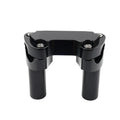 3.5" Handlebar Riser & Top Clamp Black for Harley Dyna, Tour, Road Glide (2006-2023)