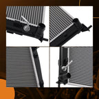 Aluminum Engine Radiator for Kia Soul (2010–2011) 2.0L