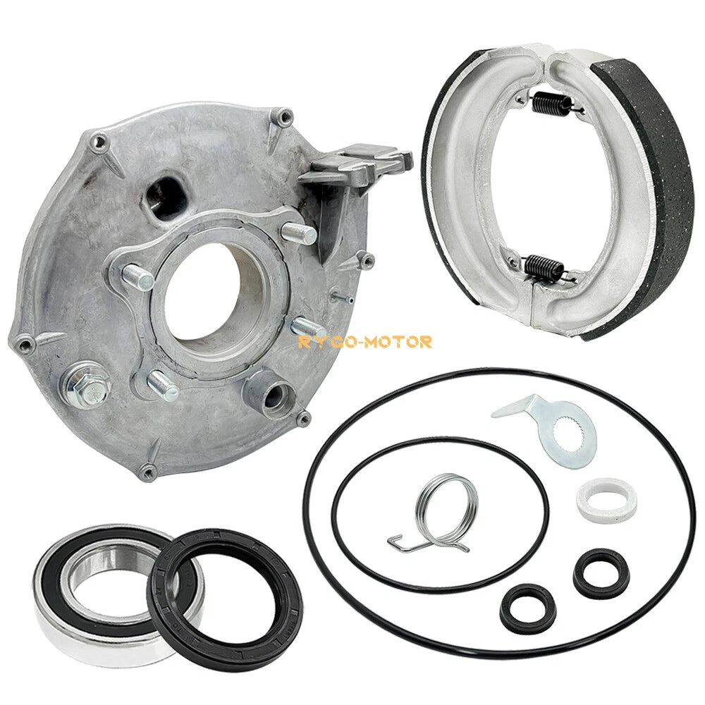 Rear Brake Panel & Brake Shoes for Honda FourTrax 300 TRX300 (1988–2000)
