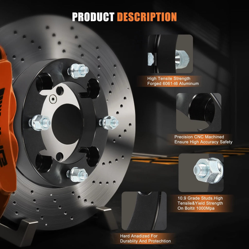 2X 1.25" Wheel Spacers 4x137 10x1.25 for Can-Am Outlander