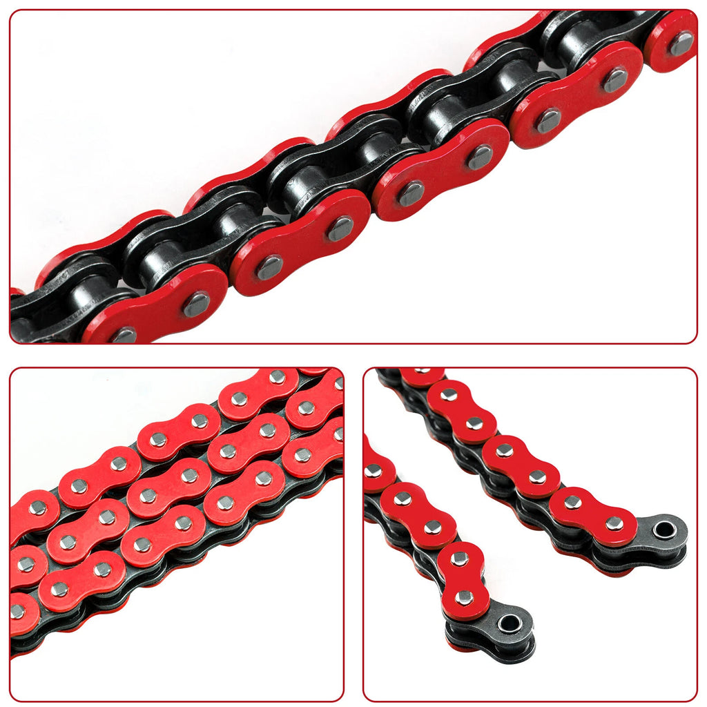 O-Ring Drive Chain 520 Set of 2 Front 13T Rear 40T Sprocket for Yamaha Warrior (1996–2004)