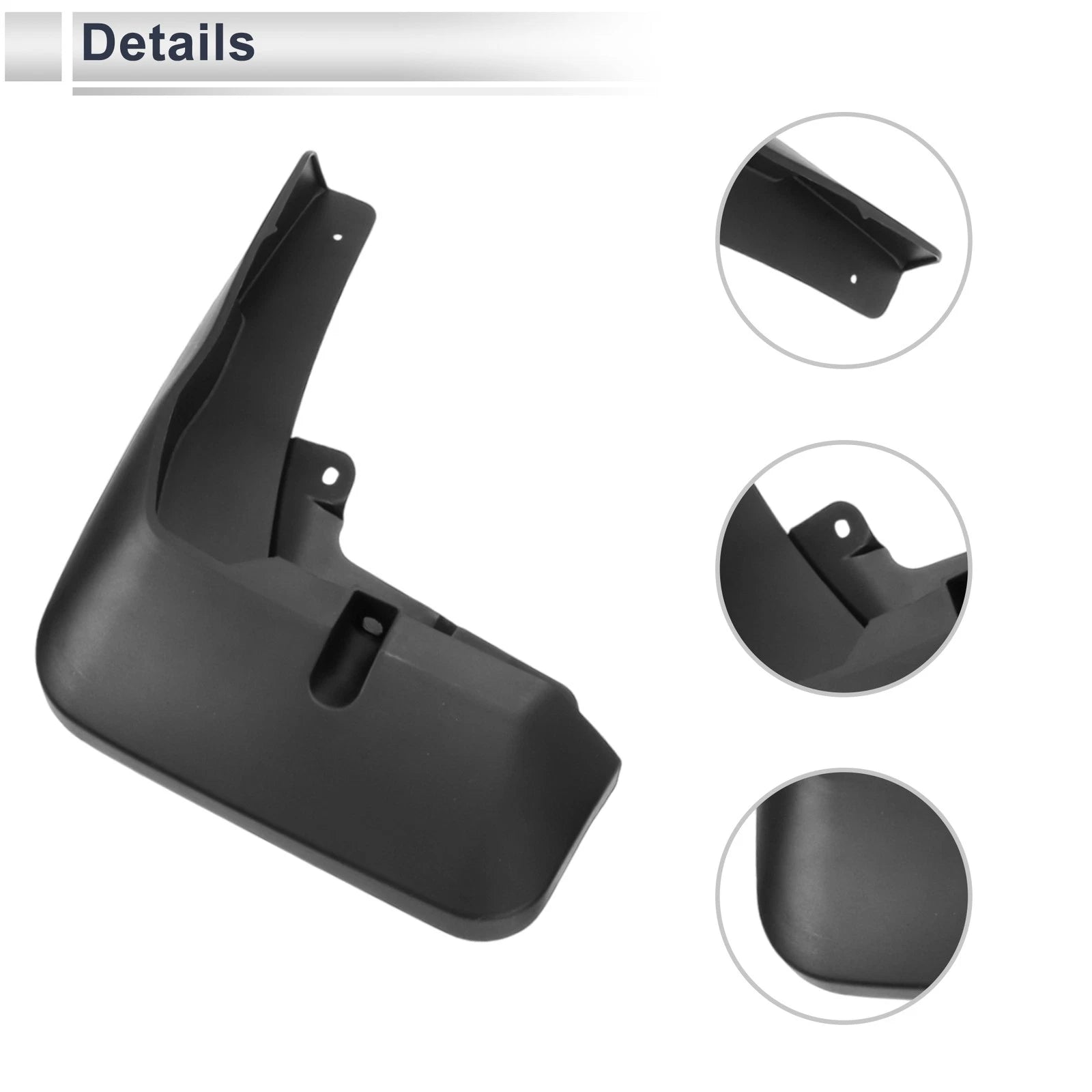 Set of 2 Mud Flaps Splash Guards for Audi Q8 (2019–2023)