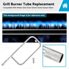 Grill Burner Tube for Weber Q100 Q120 Q1000 Q1200 (60040, 69957)