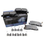 Set of 4 Akebono ProACT Rear Ceramic Brake Pads for Toyota Camry (1997–2001)