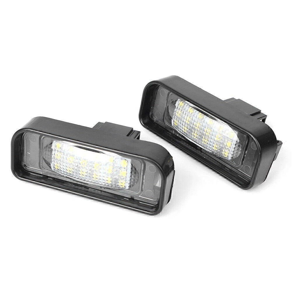 2X LED License Plate Light for Benz W220 S320 S420 S430 (1999–2005)