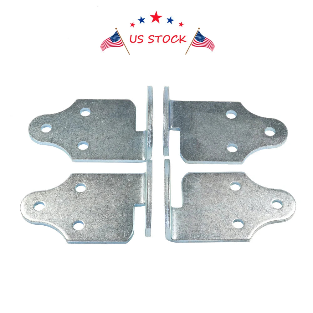 Set of 4 Utility Trailer Wood Sides Latch Rack Corner Brackets for Stake Body