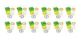 Set of 12 Engine Oil Filters for Chrysler Dodge Freightliner Mercedes-Benz